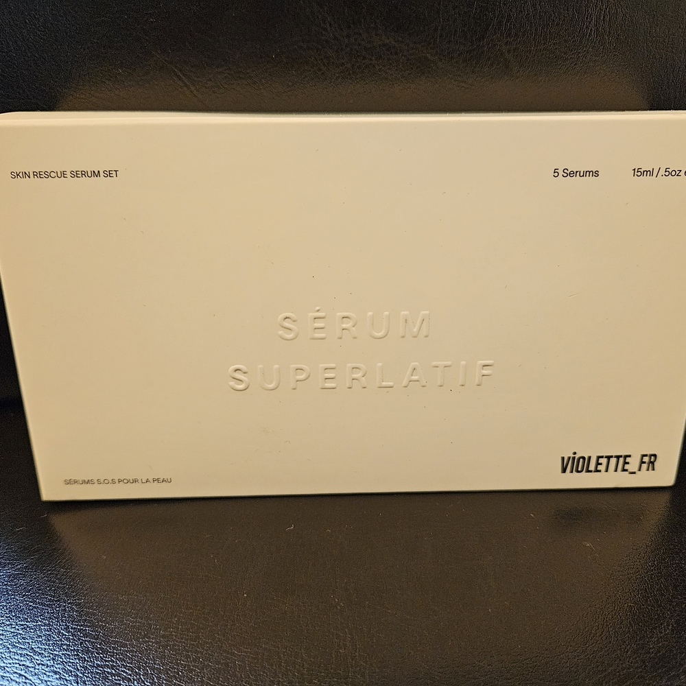 Violette France Serum Superlatif Skin Rescue Set 5 Bottles NEW